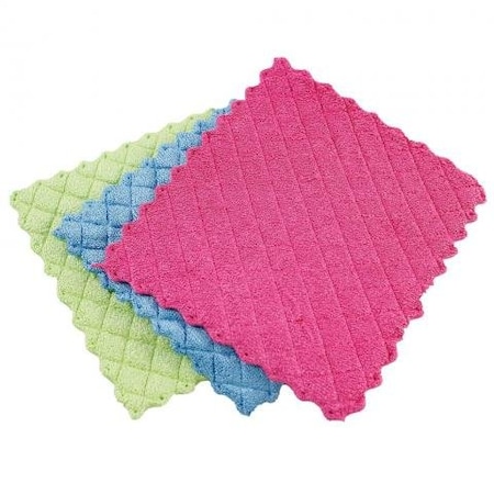 Libman Libman Commercial Microfiber Sponge Cloths, Multicolor -, PK12 2103